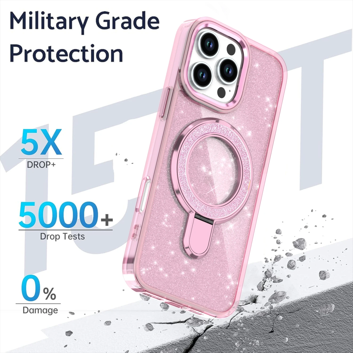 Luxury Glitter Metal Stand Magnetic Wireless Charging Clear Case For iPhone 16 15 14 Plus 13 12 17 Pro Max 17Air Magsafe Cover
Luxury Glitter Metal Stand Magnetic Wireless Charging Clear Case For iPhone 16 15 14 Plus 13 12 17 Pro Max 17Air Magsafe Cover