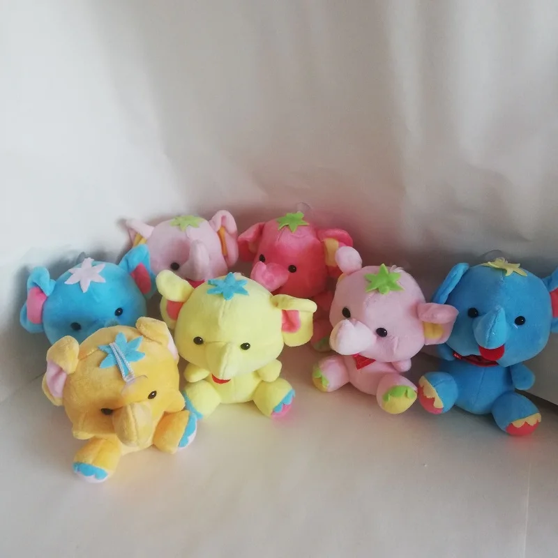 Lovely Cartoon Elephant Plush Toy About 18cm Cute Elephants Soft Dolls One Lot /7 Pieces Toys Decoration Xmas Gift b0559
Lovely Cartoon Elephant Plush Toy About 18cm Cute Elephants Soft Dolls One Lot /7 Pieces Toys Decoration Xmas Gift b0559