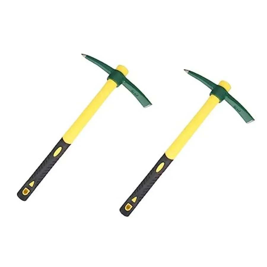 2PCS 18 Inches Steel Forged Pickaxe, Sturdy Durable Mattock Hoe, Weeding Pick Axe with Lightweight Plastic Coated Fiberglass Ha
2PCS 18 Inches Steel Forged Pickaxe, Sturdy Durable Mattock Hoe, Weeding Pick Axe with Lightweight Plastic Coated Fiberglass Ha