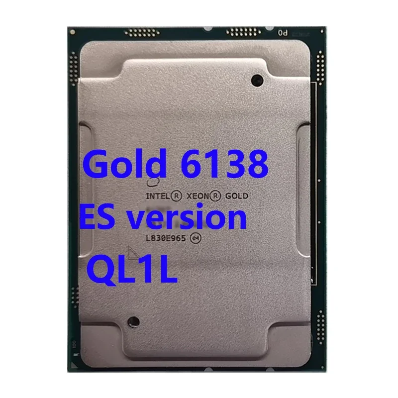 Xeon Gold 6138 QL1L 20-ядерный 1,8 ГГц 20-ядерный процессор версии ES FCLGA3647 для серверной материнской платы
Xeon Gold 6138 QL1L 20-ядерный 1,8 ГГц 20-ядерный процессор версии ES FCLGA3647 для серверной материнской платы