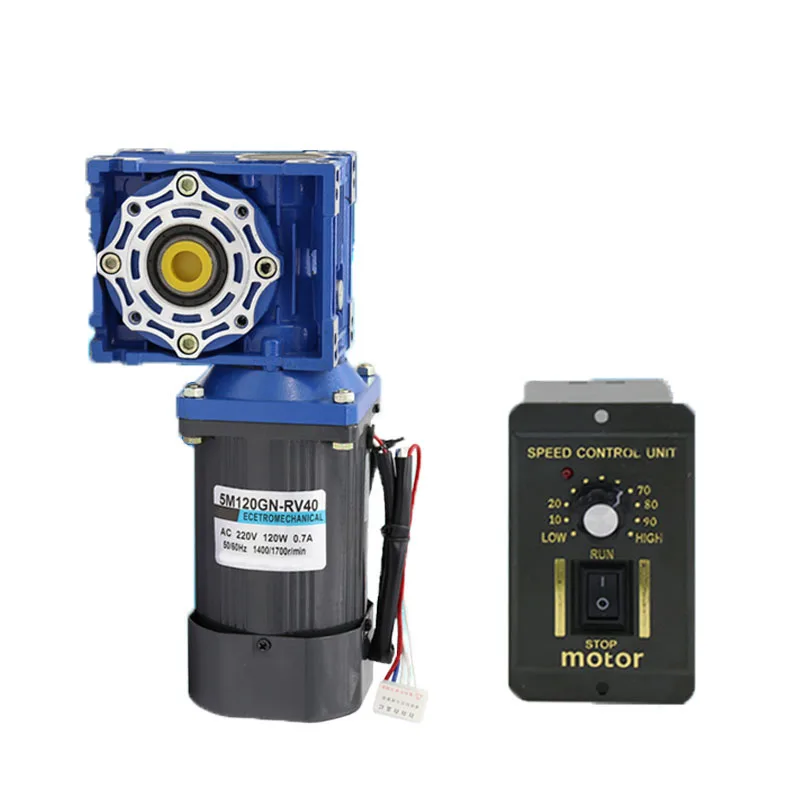 BringSmart 5M120GN-RV40 120W Worm Gear Reducer Motor Self-locking Large Torque Motor Reversing AC 220v Speed Control
BringSmart 5M120GN-RV40 120W Worm Gear Reducer Motor Self-locking Large Torque Motor Reversing AC 220v Speed Control