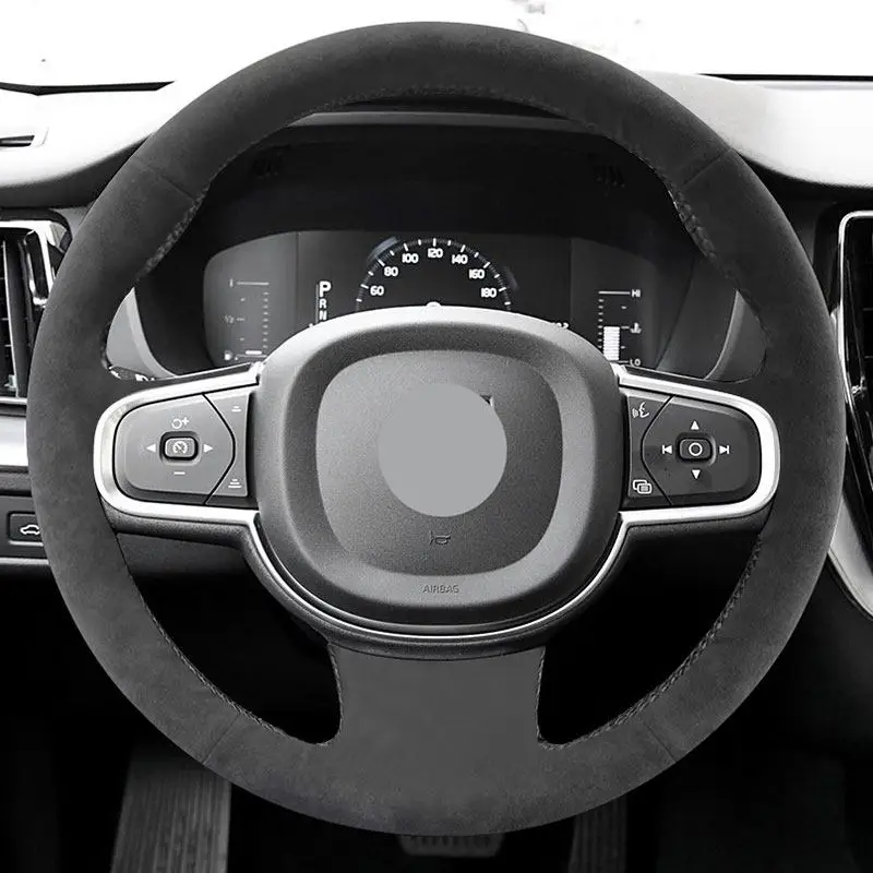 Замшевый кожаный чехол на руль с вышивкой вручную для Volvo S60 V60 XC60 S90 V90 XC90 2016-2021, внутренняя накладка на руль автомобиля
Замшевый кожаный чехол на руль с вышивкой вручную для Volvo S60 V60 XC60 S90 V90 XC90 2016-2021, внутренняя накладка на руль автомобиля