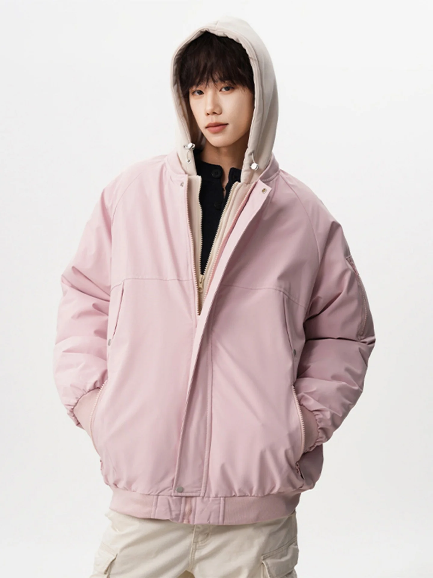 American Sle Hooded Thiened Cotton Jaet Men's Winter New Faion Casual Loose Workwear Warm Cotton Coat for Teens
American Sle Hooded Thiened Cotton Jaet Men's Winter New Faion Casual Loose Workwear Warm Cotton Coat for Teens