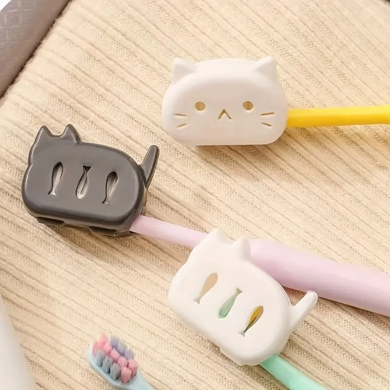Adorable Cartoon Cat Toothbrush Head Protectors Set of 4, Portable Hygiene Covers for Travel, Business & Daily Family Use
Adorable Cartoon Cat Toothbrush Head Protectors Set of 4, Portable Hygiene Covers for Travel, Business & Daily Family Use