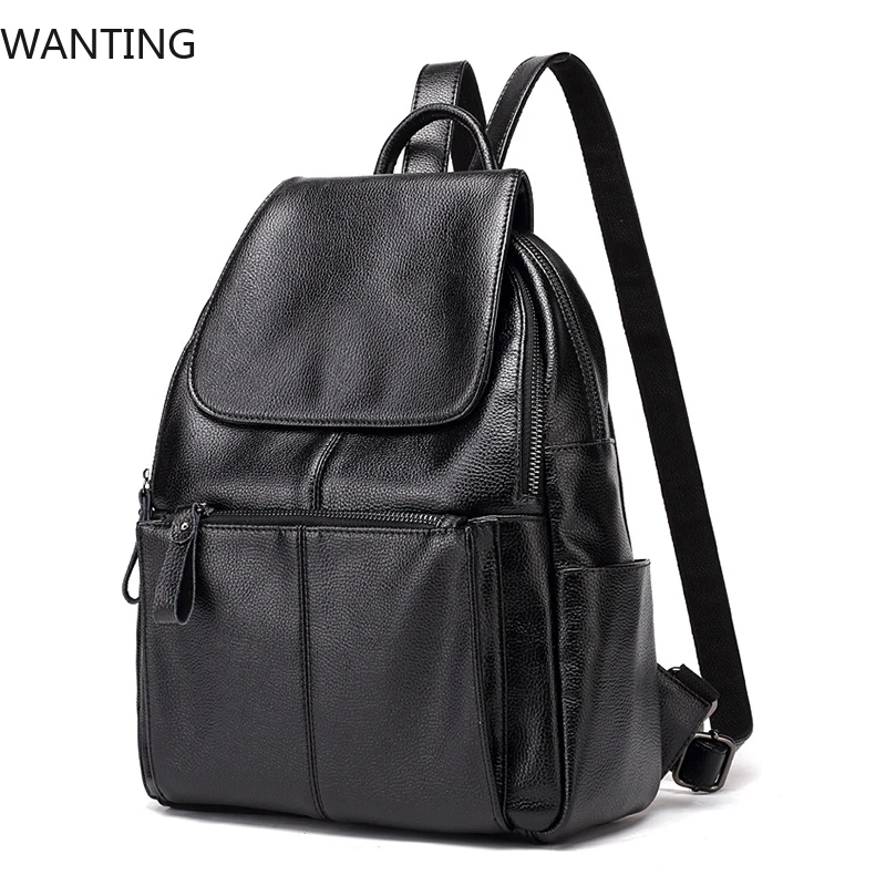 Genuine Leather Women Backpack New Large Capacity Fashion Girls School Bag Women's Shoulder Bag Casual Mochilas Backpacks G25
Genuine Leather Women Backpack New Large Capacity Fashion Girls School Bag Women's Shoulder Bag Casual Mochilas Backpacks G25