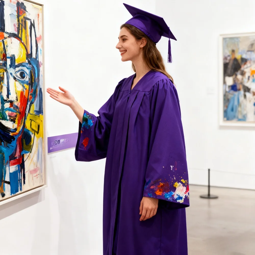 Single Robe Master's Uniform Multi-color Bachelor's Uniform Graduation Ceremony Uniform
Single Robe Master's Uniform Multi-color Bachelor's Uniform Graduation Ceremony Uniform