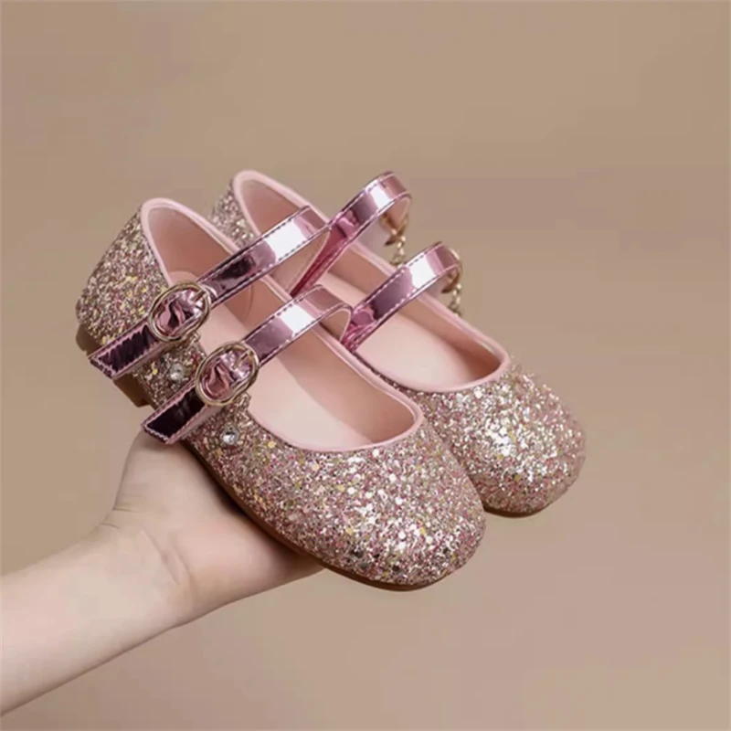 New Girls Dance Shoes Children Student School Performance Party Crystal Shoes Baby Toddler Flats Kids Fashion Leather Shoes
New Girls Dance Shoes Children Student School Performance Party Crystal Shoes Baby Toddler Flats Kids Fashion Leather Shoes