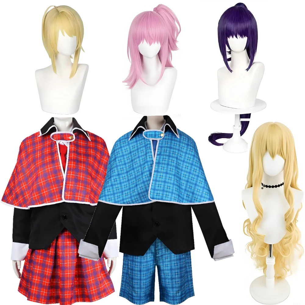 Guardian Sweet Shugo Chara Hinamori Amu Cosplay Costume Stage Performance Uniform Lattice School Uniform Wig Campus Suit
Guardian Sweet Shugo Chara Hinamori Amu Cosplay Costume Stage Performance Uniform Lattice School Uniform Wig Campus Suit