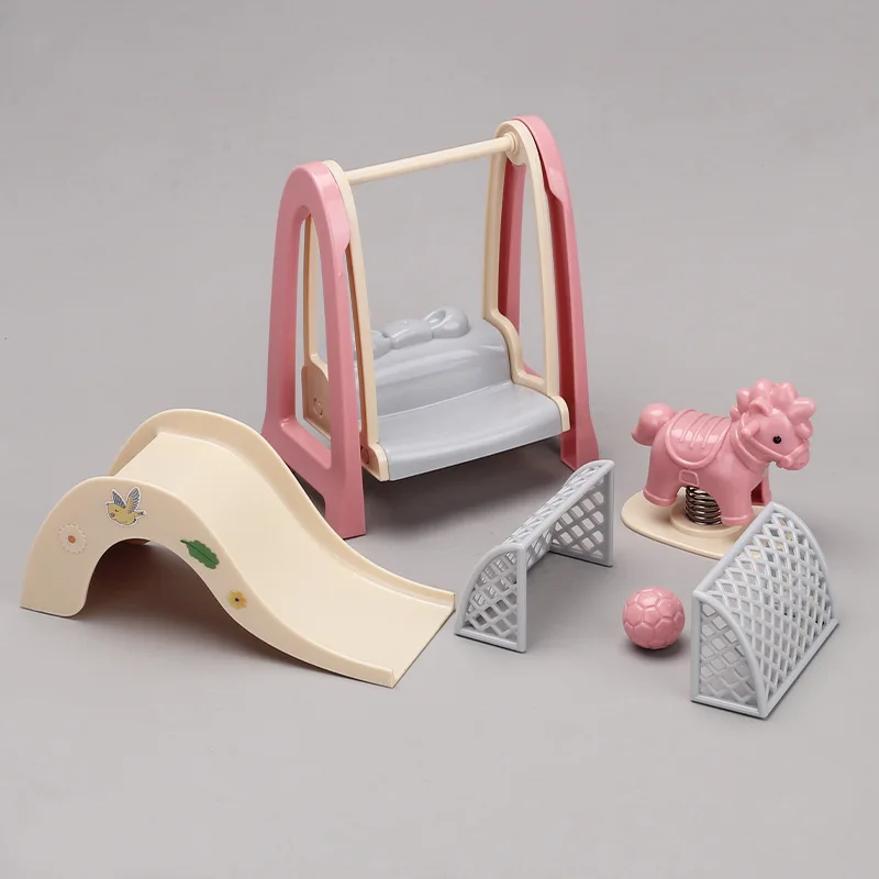 1set Dollhouse Mini Amusement Park Slide Swing Simulation Model Playhouse Outdoor Play Model Ornament Accessory Gift Decoration
1set Dollhouse Mini Amusement Park Slide Swing Simulation Model Playhouse Outdoor Play Model Ornament Accessory Gift Decoration