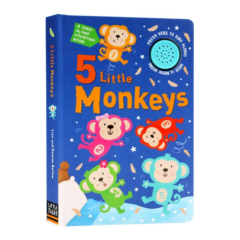 5 Little Monkeys,Baby Children's books aged 1 2 3, English picture book, 9781788810067
5 Little Monkeys,Baby Children's books aged 1 2 3, English picture book, 9781788810067