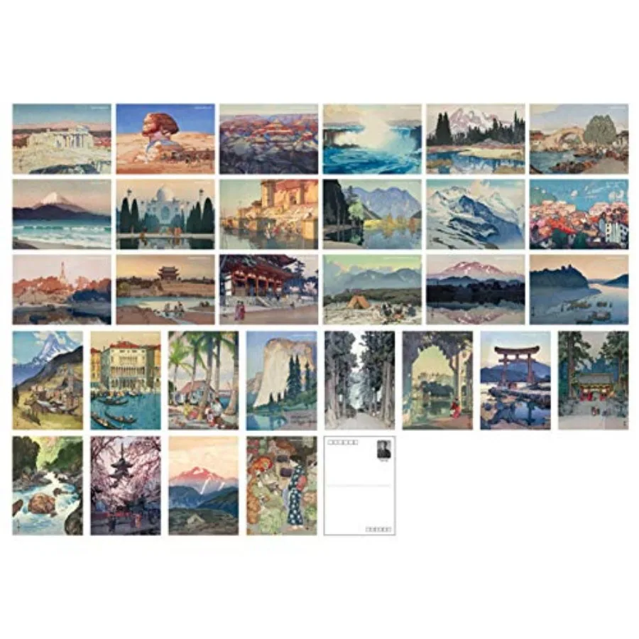 Beautiful Art Postcards set of 30 Japanese Artist Post card variety pack Famous Painting Scenery, 4 x 6 Inch
Beautiful Art Postcards set of 30 Japanese Artist Post card variety pack Famous Painting Scenery, 4 x 6 Inch