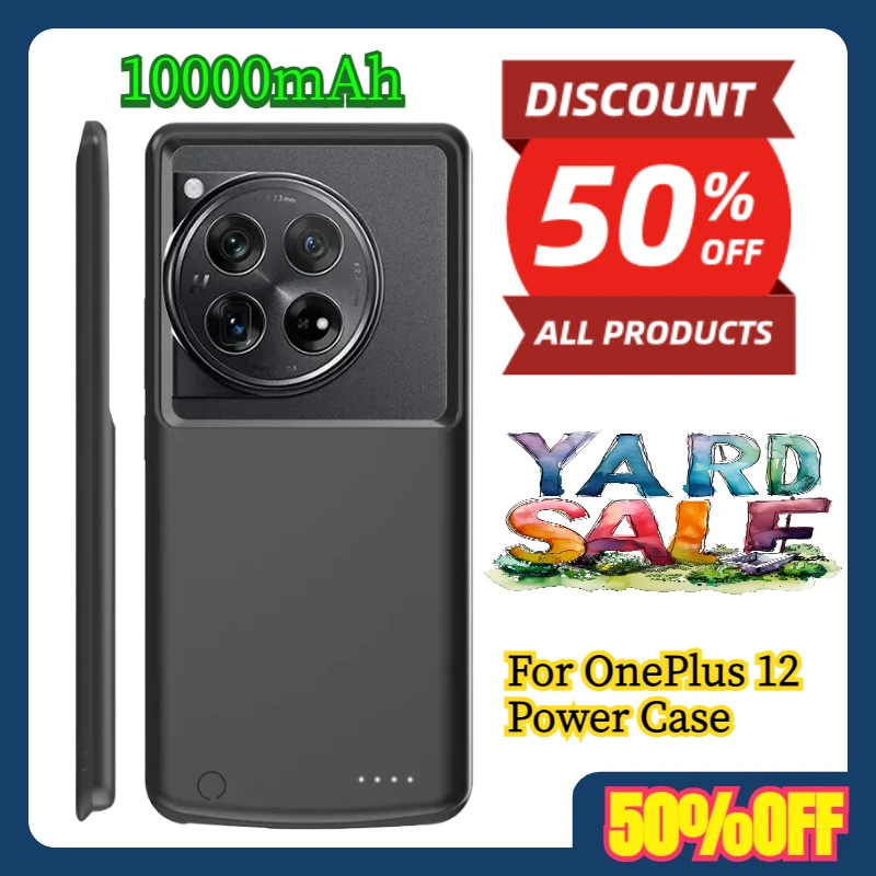 10000mAh Portable Power Bank For OnePlus 12 Battery Cases External Battery Powerbank Charging Cover For One Plus 12 Power Case
10000mAh Portable Power Bank For OnePlus 12 Battery Cases External Battery Powerbank Charging Cover For One Plus 12 Power Case