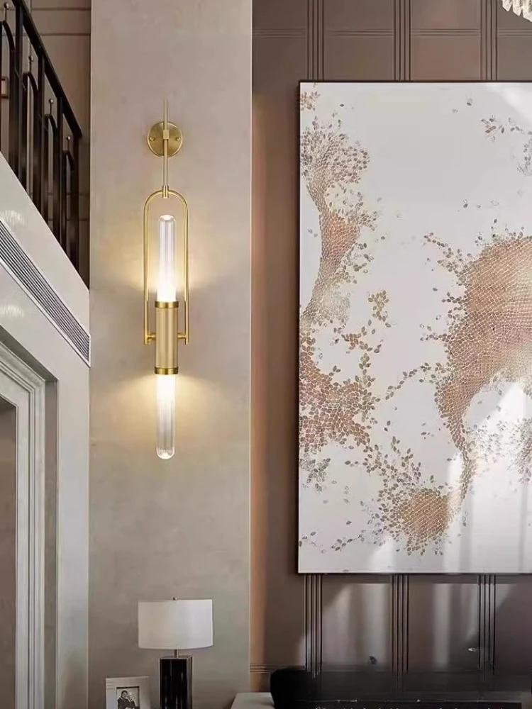 Postmodern minimalist luxury bedroom/living room/background wall/corridor staircase creative wall lamp
Postmodern minimalist luxury bedroom/living room/background wall/corridor staircase creative wall lamp