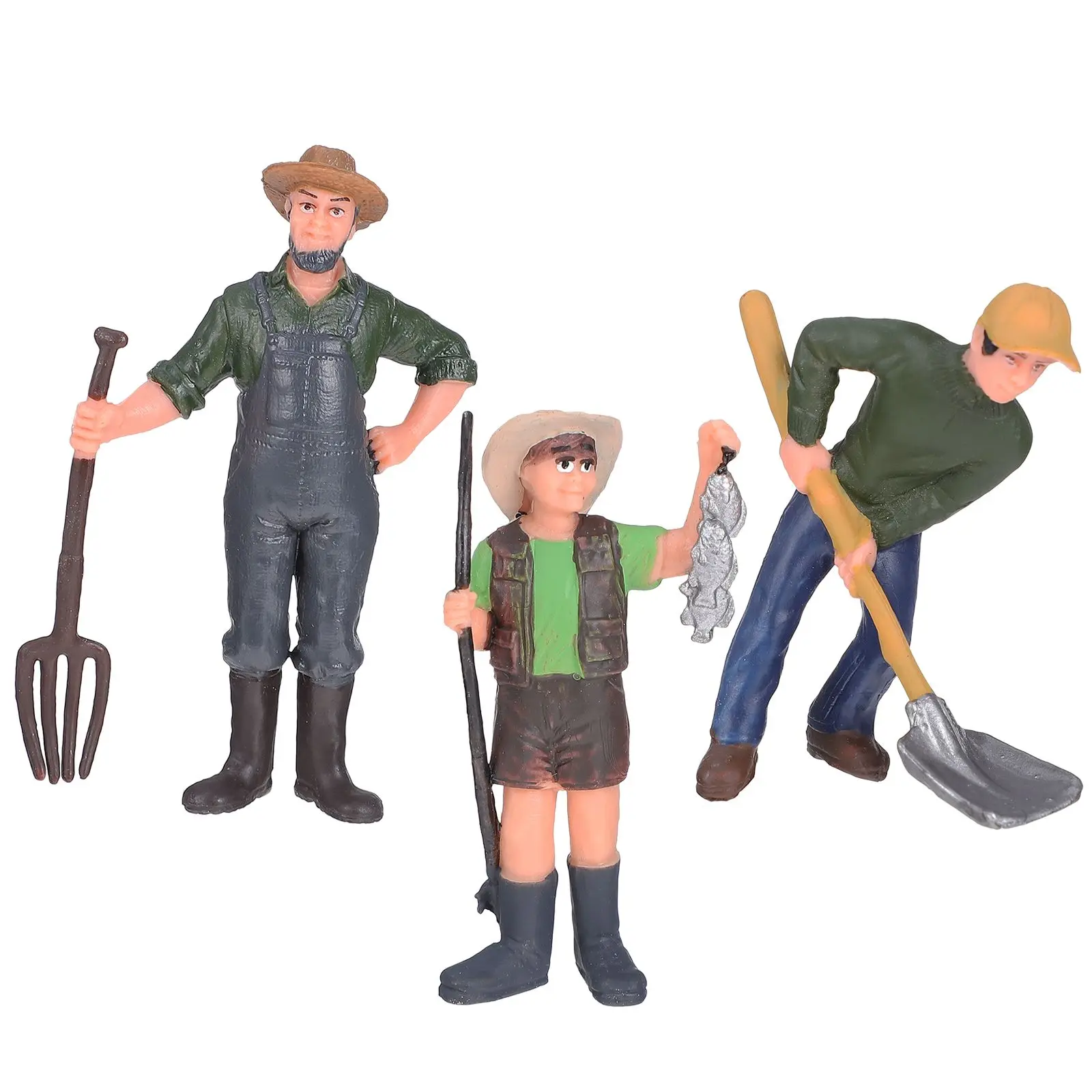 3 Pcs Farm Ornaments Worker Figurine Toy Puppet Figurines Landscape Decor Pvc Kids Educational Child
3 Pcs Farm Ornaments Worker Figurine Toy Puppet Figurines Landscape Decor Pvc Kids Educational Child