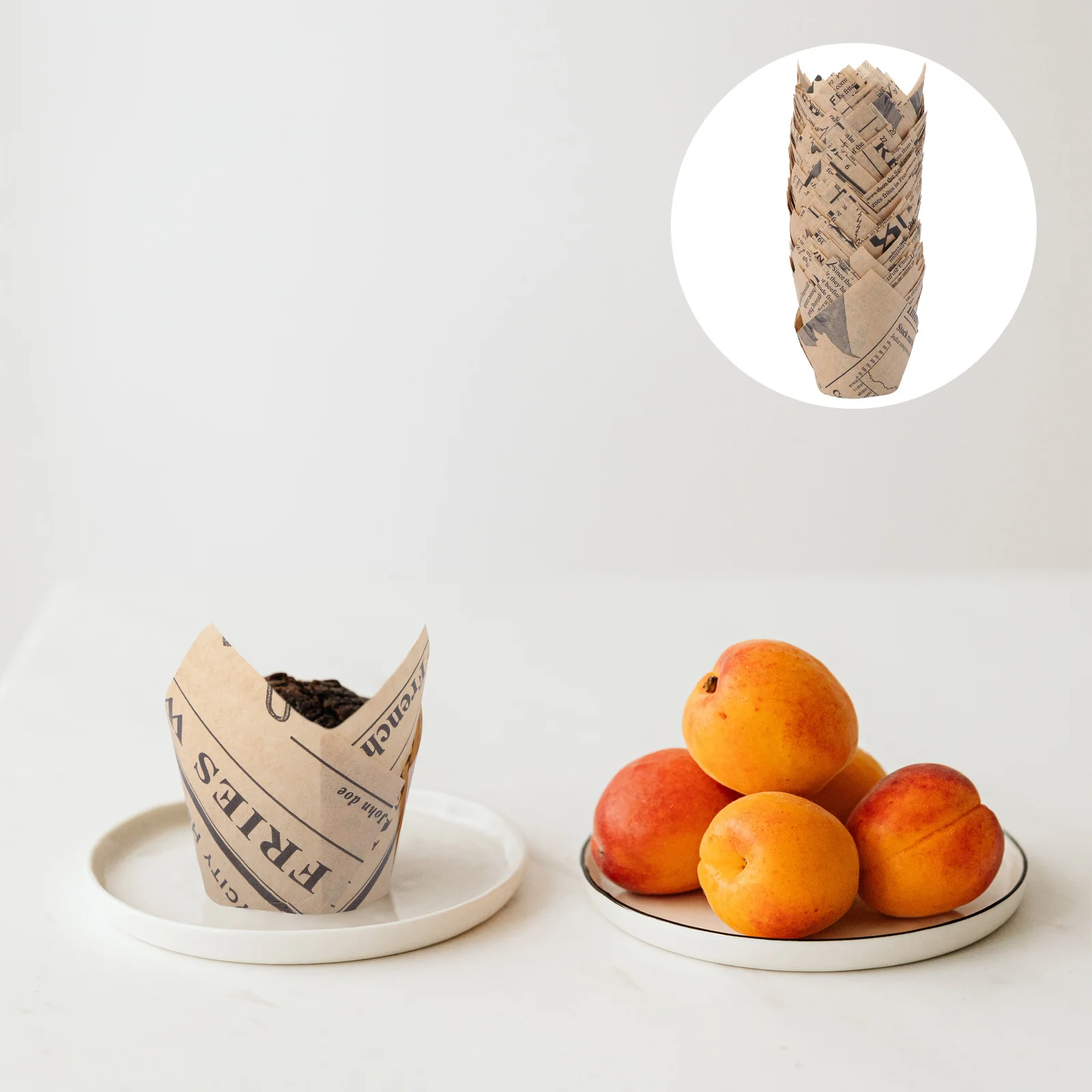 100Pcs Ecofriendly Paper Tulip Baking Cups Cupcake Wrappers Liners for Wedding Birthday Christmas Muffin Cases
100Pcs Ecofriendly Paper Tulip Baking Cups Cupcake Wrappers Liners for Wedding Birthday Christmas Muffin Cases