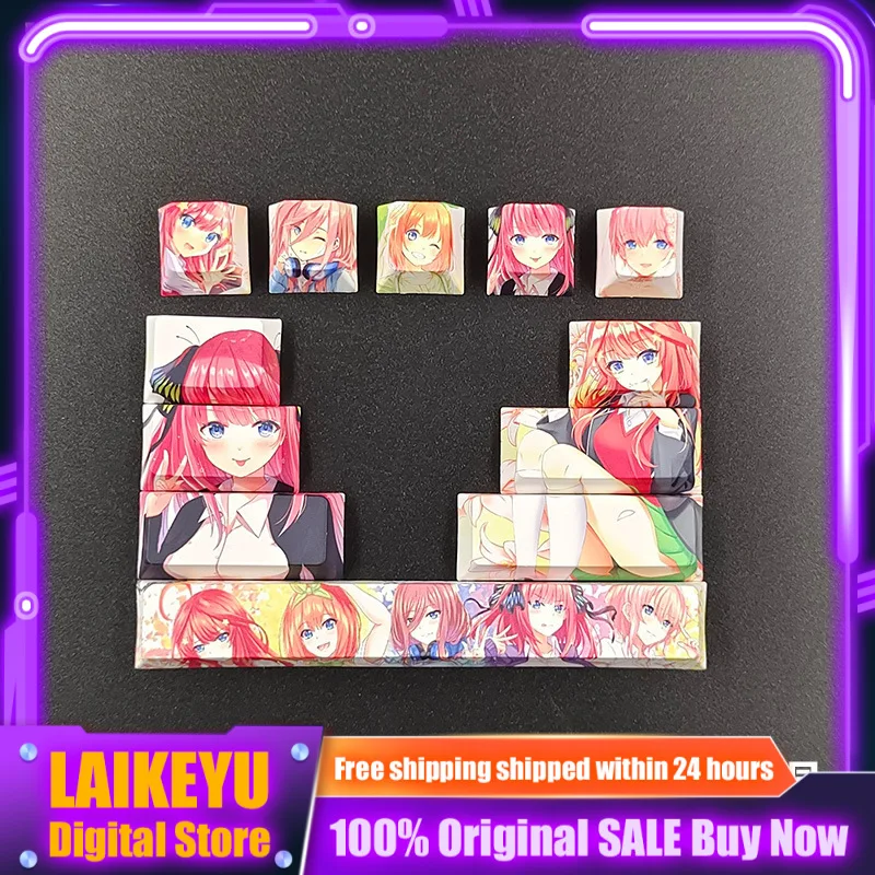 Anime Character 12-Key Custom Keycap Set for Mechanical Keyboards Cherry PBT Cute Cross Axis Design for PC Gaming Keyboard Gift
Anime Character 12-Key Custom Keycap Set for Mechanical Keyboards Cherry PBT Cute Cross Axis Design for PC Gaming Keyboard Gift