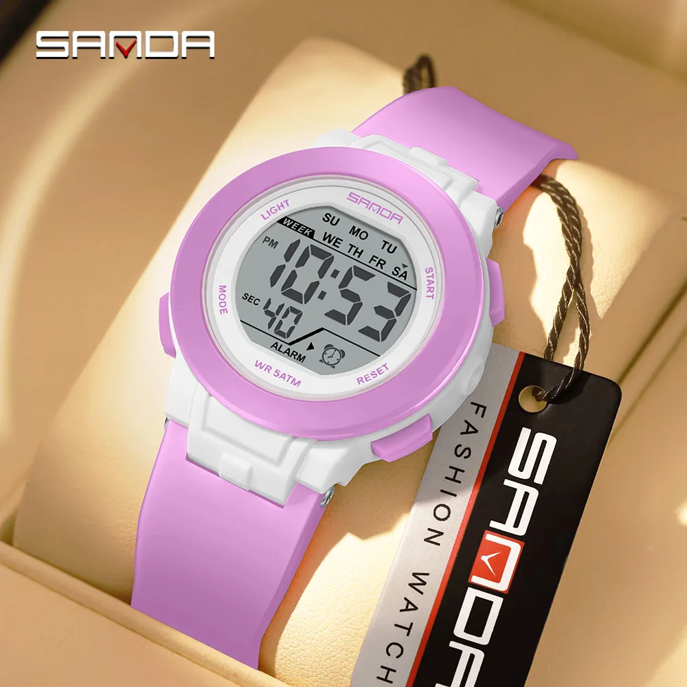Fashion SANDA 6383 Men's LED Digital Watch Silicone Strap Multi functional Sports Waterproof Student Electronic Watch
Fashion SANDA 6383 Men's LED Digital Watch Silicone Strap Multi functional Sports Waterproof Student Electronic Watch