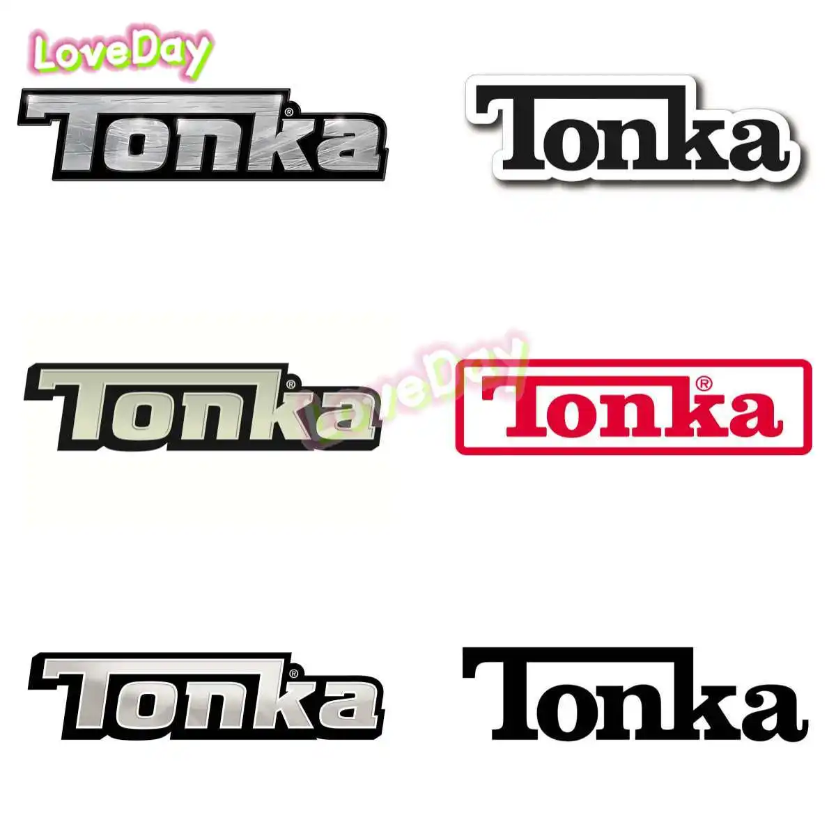 Tonka Toy Decal Sticker Vinyl Logo Sticker 4X4 4WD Truck Off-road Vehicle Bumper Car Body Decoration Stickers
Tonka Toy Decal Sticker Vinyl Logo Sticker 4X4 4WD Truck Off-road Vehicle Bumper Car Body Decoration Stickers