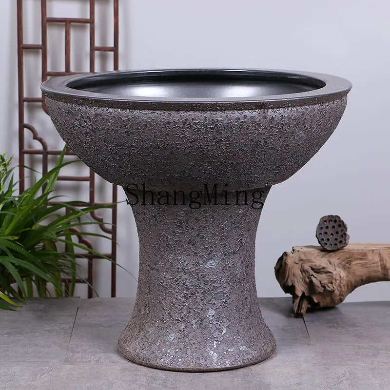 FG ceramic basin floor-to-ceiling column fish tank large goldfish tank water lily lotus turtle tank courtyard bonsai
FG ceramic basin floor-to-ceiling column fish tank large goldfish tank water lily lotus turtle tank courtyard bonsai
