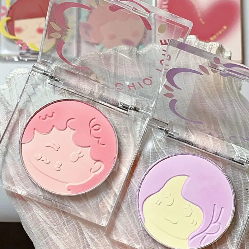 Girl's Two-Color Blush Plate Natural Light Makeup Blush Purple Highlight Cute Printing Beauty Cosmetic Long-lasting Brightening
Girl's Two-Color Blush Plate Natural Light Makeup Blush Purple Highlight Cute Printing Beauty Cosmetic Long-lasting Brightening