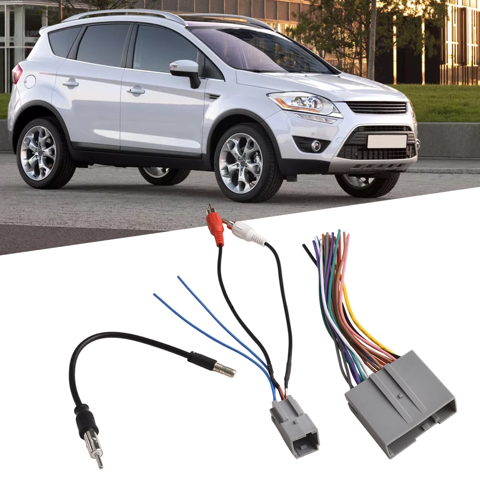 Car Connection Harness Black White Antenna Connector Direct Installation For Mercury 2006-2010 Car Audio Installation
Car Connection Harness Black White Antenna Connector Direct Installation For Mercury 2006-2010 Car Audio Installation