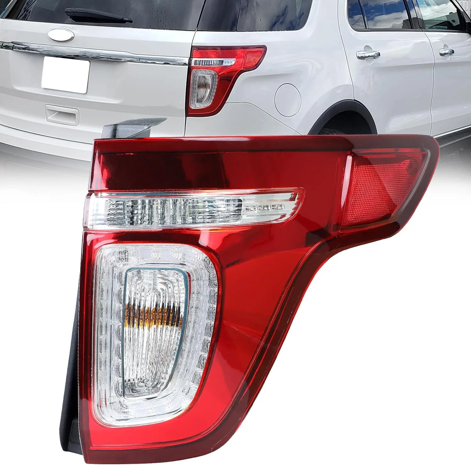 Car Tail Light Rear Brake Lamp For Ford Explorer 2011 2012 2013 2014 2015 With Wire Harness and Bulbs 1PC Right Passenger Side
Car Tail Light Rear Brake Lamp For Ford Explorer 2011 2012 2013 2014 2015 With Wire Harness and Bulbs 1PC Right Passenger Side