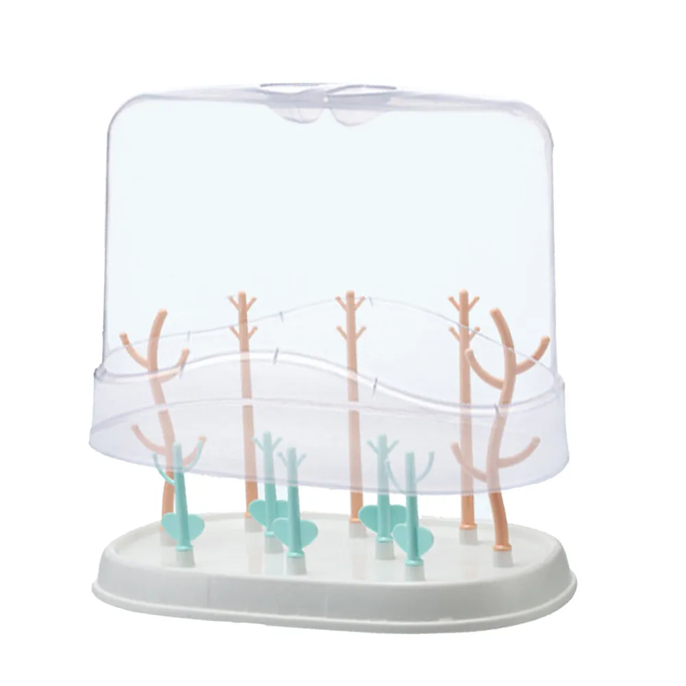 Premium Bottle Drying Rack with Detachable Pegs Flexible Auxiliary Branches Deep Water Tray Dust Proof Cover Bottle
Premium Bottle Drying Rack with Detachable Pegs Flexible Auxiliary Branches Deep Water Tray Dust Proof Cover Bottle