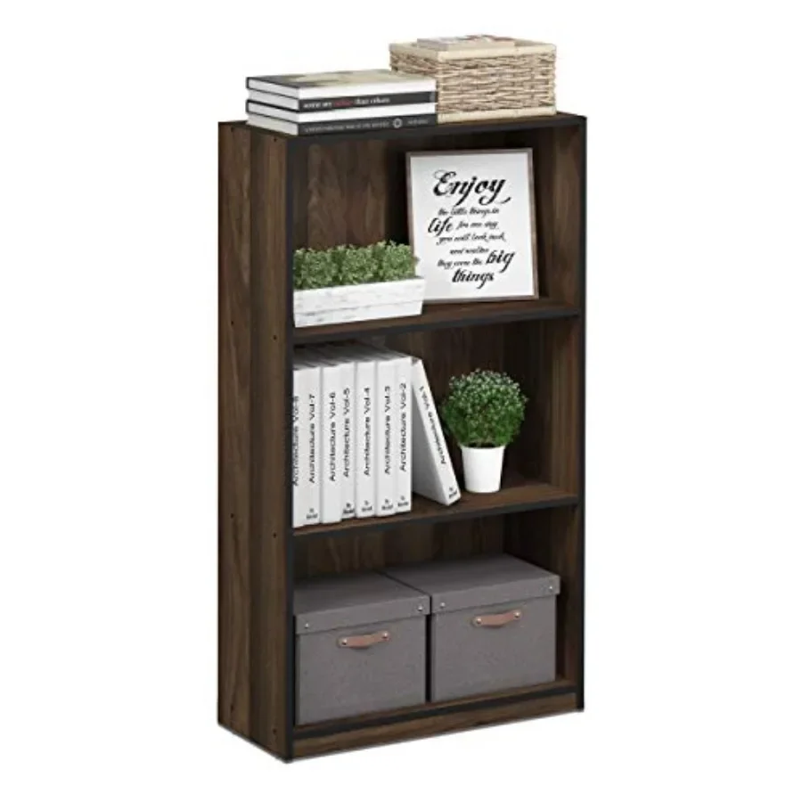 Modern Bookshelf with Open Shelves in White for Living Room Bedroom Home Office 9.3 x 21.8 x 39.5 Storage Unit
Modern Bookshelf with Open Shelves in White for Living Room Bedroom Home Office 9.3 x 21.8 x 39.5 Storage Unit