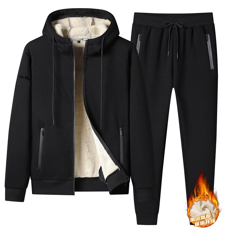 Suits Hoodies+Sweatpants Suit Hooded Winter Men Fleece Tracksuits Mens Thick Warm Man Hooded Sweatshirt+pant Sets Male Oversize
Suits Hoodies+Sweatpants Suit Hooded Winter Men Fleece Tracksuits Mens Thick Warm Man Hooded Sweatshirt+pant Sets Male Oversize