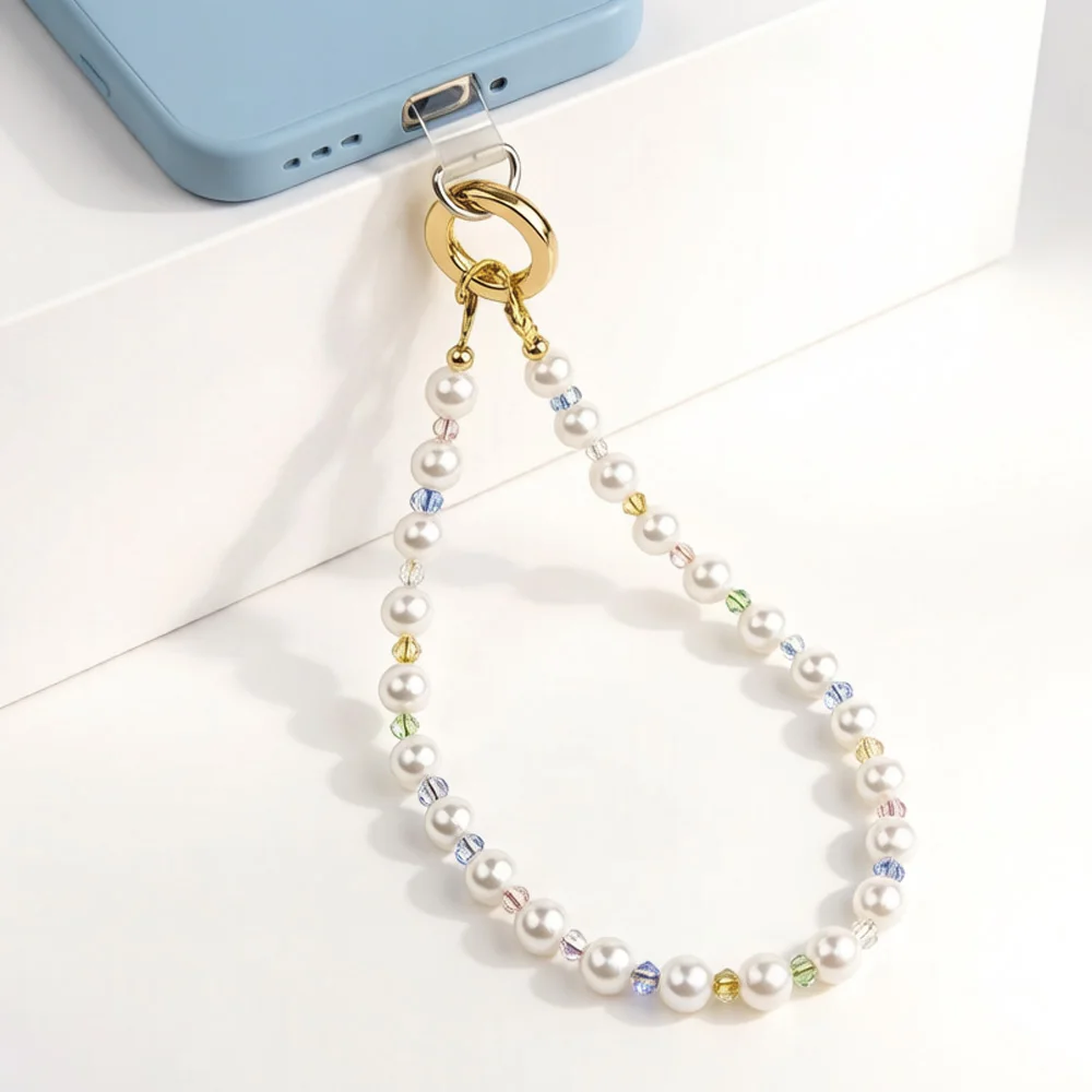 MQIQI Pearl Phone Charm Strap Lanyard Anti-Lost Wrist Chain Keyring Cell Phone Charm Beads Pendant High-end Luxury Accessory
MQIQI Pearl Phone Charm Strap Lanyard Anti-Lost Wrist Chain Keyring Cell Phone Charm Beads Pendant High-end Luxury Accessory