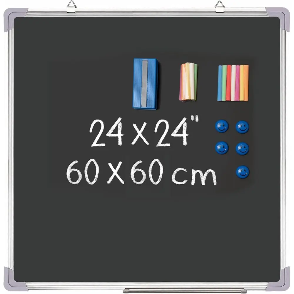 Магнитная доска для письма 24 x 24 дюйма с ластиком, 14 разноцветных мелков, идеально подходит для дома, офиса, кухни
Магнитная доска для письма 24 x 24 дюйма с ластиком, 14 разноцветных мелков, идеально подходит для дома, офиса, кухни