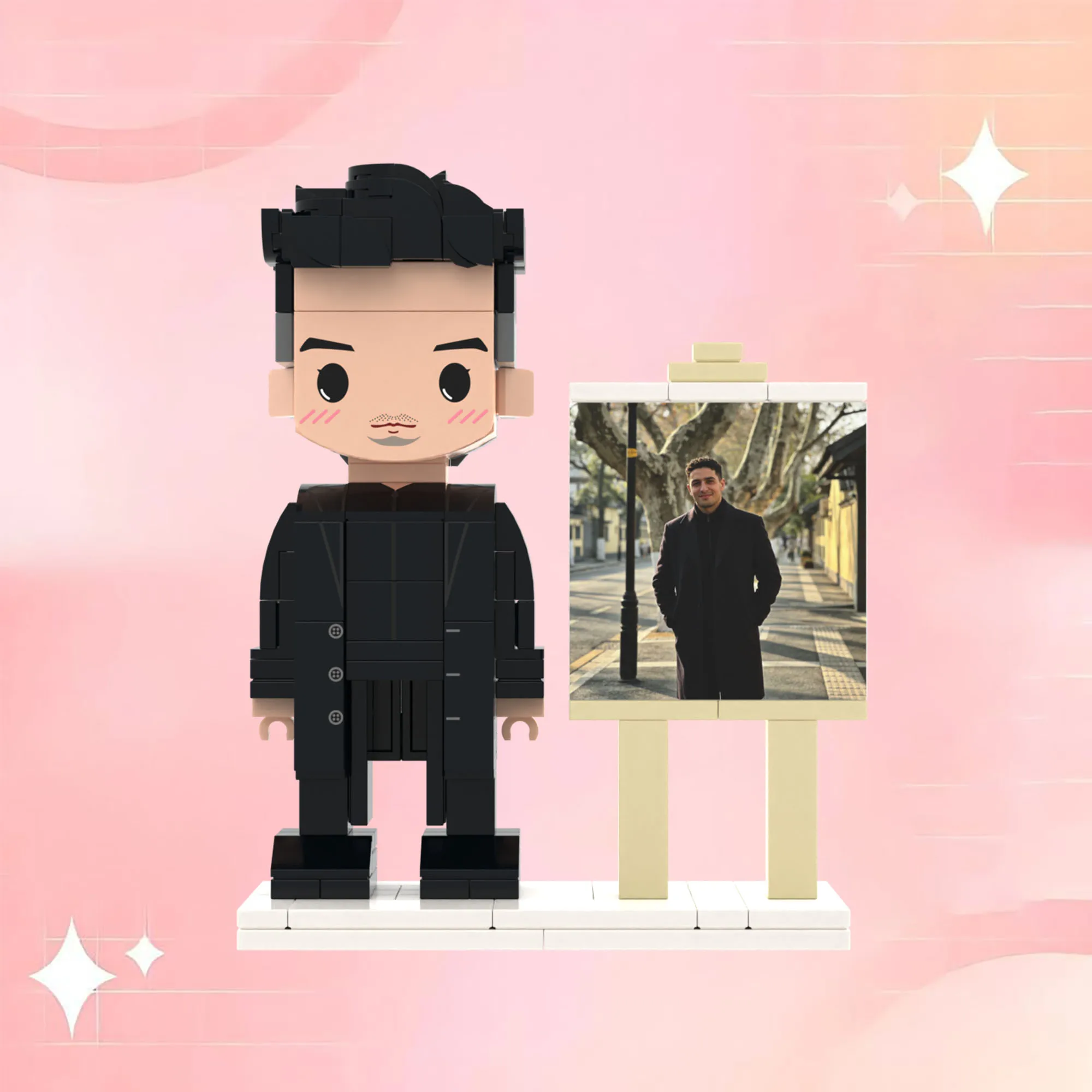 My Custom Brickfigures Small Particle Granules Photo Person Building Blocks Character Customization Creative DIY Ornament
My Custom Brickfigures Small Particle Granules Photo Person Building Blocks Character Customization Creative DIY Ornament