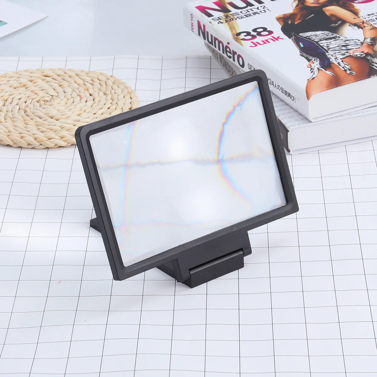 Universal Screen Magnifier Cell Phone Movie Video Amplifier with Foldable Holder Stand (Black) screen amplifier
Universal Screen Magnifier Cell Phone Movie Video Amplifier with Foldable Holder Stand (Black) screen amplifier