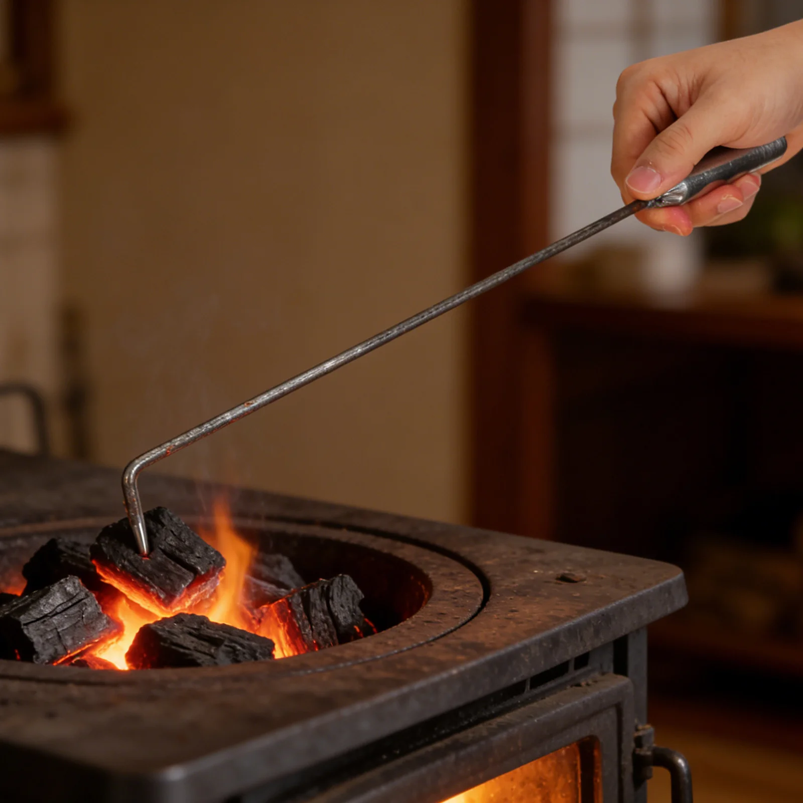 Extra Fire Poker for Outdoor Fire Pit Bbq and Fireplace Use Sturdy Metal Poker Tool for Easy Coal Adjustment
Extra Fire Poker for Outdoor Fire Pit Bbq and Fireplace Use Sturdy Metal Poker Tool for Easy Coal Adjustment