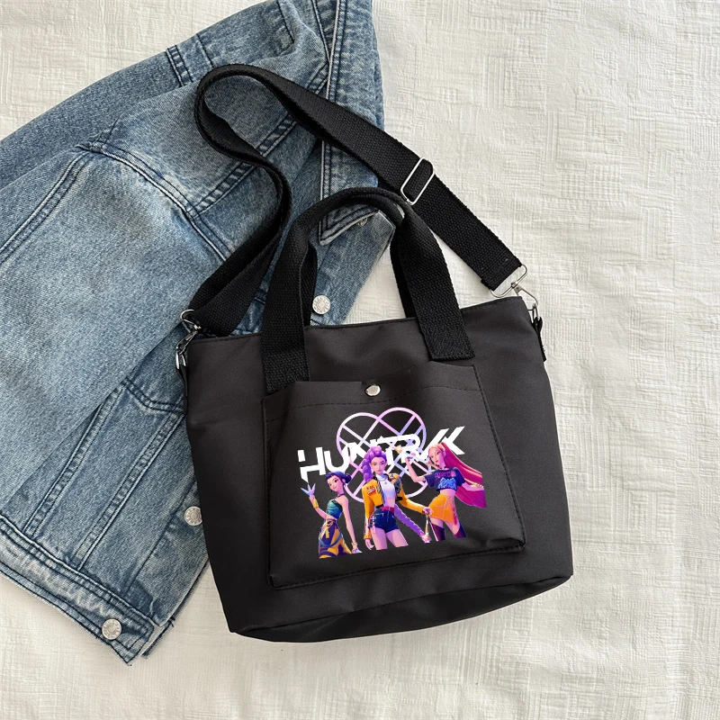 Kpop Demon Hunters Casual Tote Bags Women Shoulder Messenger Bags Canvas Fashion Female Crossbody Bag for Girl Cloth Handbags
Kpop Demon Hunters Casual Tote Bags Women Shoulder Messenger Bags Canvas Fashion Female Crossbody Bag for Girl Cloth Handbags