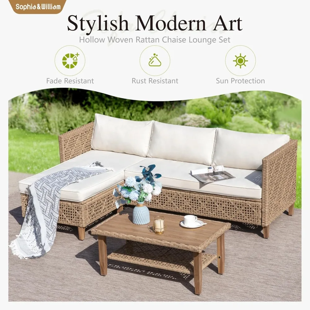 Furniture Set Outdoor Vine Segmented Set Dialogue Set - Weather Resistant 
Furniture Set Outdoor Vine Segmented Set Dialogue Set - Weather Resistant