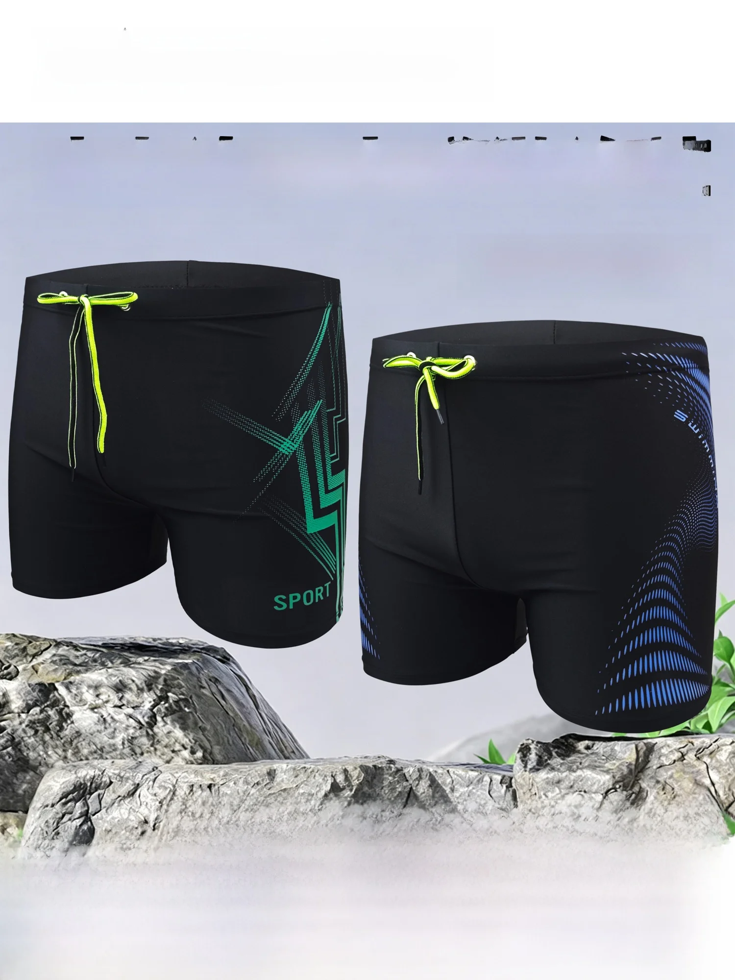 Ansaq Men's Swimming Trunks Quick Dry Level Corner Professional Student Hot Spring Swimming Gym Polyester Elastic High Elasti...
Ansaq Men's Swimming Trunks Quick Dry Level Corner Professional Student Hot Spring Swimming Gym Polyester Elastic High Elasti...