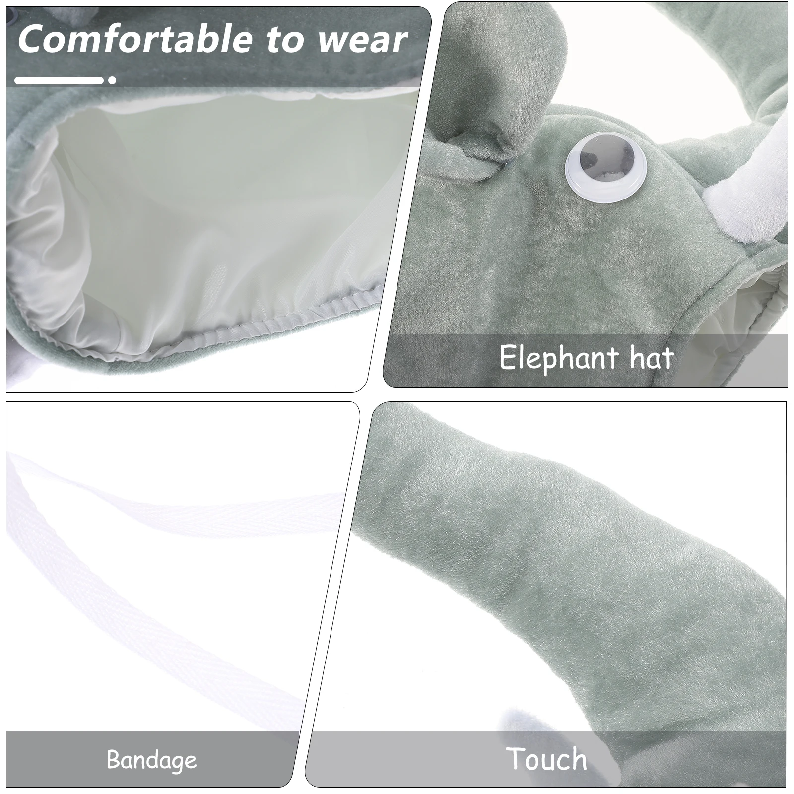 Elephant Hat Animal Ears Headwear Cap s Costume Prop Photo Fun Design Hat
Elephant Hat Animal Ears Headwear Cap s Costume Prop Photo Fun Design Hat