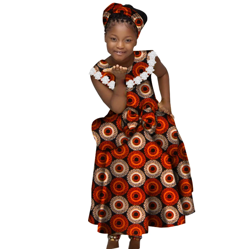 African Dresses for Little Girls Pleated Skirt Gifted Hair Band Lovely Girl Clothing with Big Bow Custom Size Clothes WYT538
African Dresses for Little Girls Pleated Skirt Gifted Hair Band Lovely Girl Clothing with Big Bow Custom Size Clothes WYT538