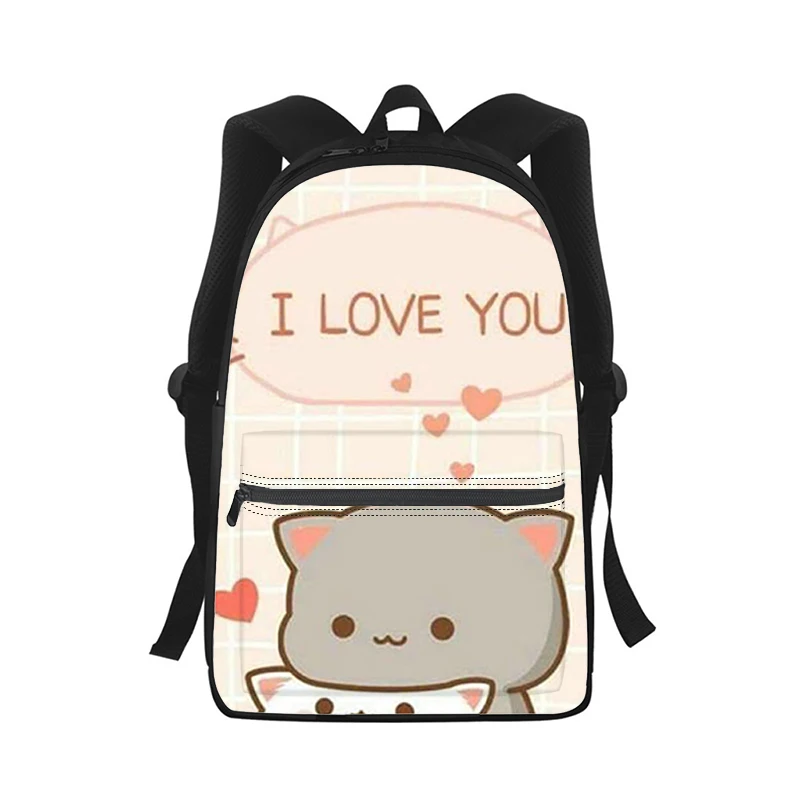 Peach Cat Cartoon cute Men Women Backpack 3D Print Fashion Student School Bag Laptop Backpack Kids Travel Shoulder Bag
Peach Cat Cartoon cute Men Women Backpack 3D Print Fashion Student School Bag Laptop Backpack Kids Travel Shoulder Bag