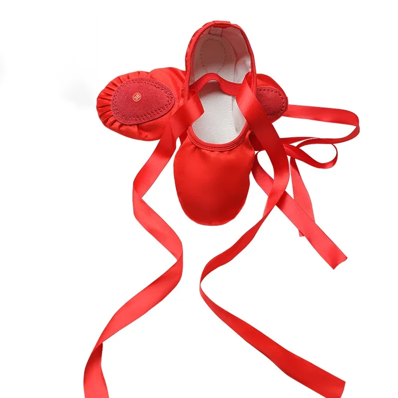 New Fashion Kids Beginner Women Dance Shoes Soft Sole Satin Woman Ballet Shoe Frenulum Practice Performance Dancing Girls Shoes
New Fashion Kids Beginner Women Dance Shoes Soft Sole Satin Woman Ballet Shoe Frenulum Practice Performance Dancing Girls Shoes