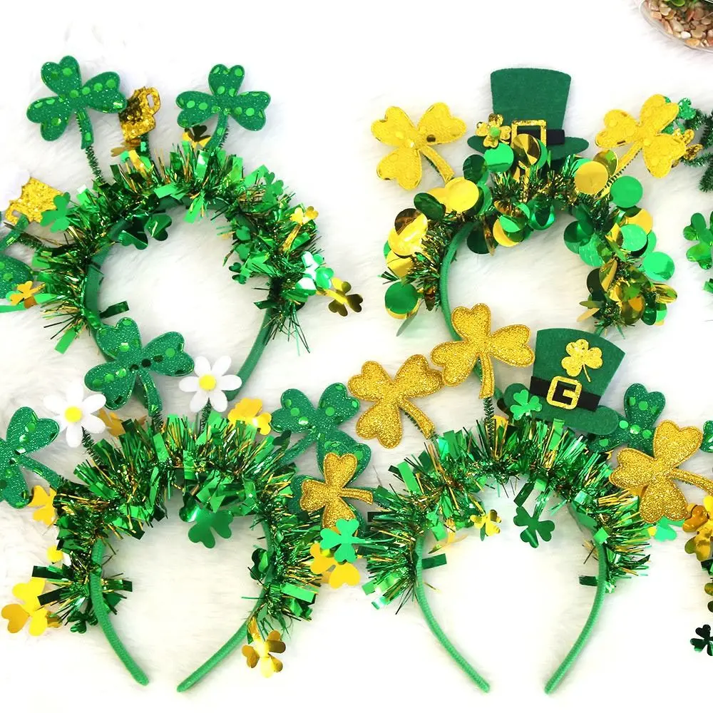 Fun St. Patrick's Day Headbands for Women Irish Festival Shamrock Party Headpiece Hair Accessories Unisex
Fun St. Patrick's Day Headbands for Women Irish Festival Shamrock Party Headpiece Hair Accessories Unisex