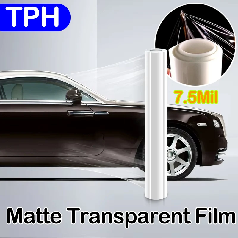 7.5Mil Matte Transparent TPH PPF Car Paint Protection Film Vinyl Film For Vehicle Paint Motorcycle Laptop Protective Film
7.5Mil Matte Transparent TPH PPF Car Paint Protection Film Vinyl Film For Vehicle Paint Motorcycle Laptop Protective Film