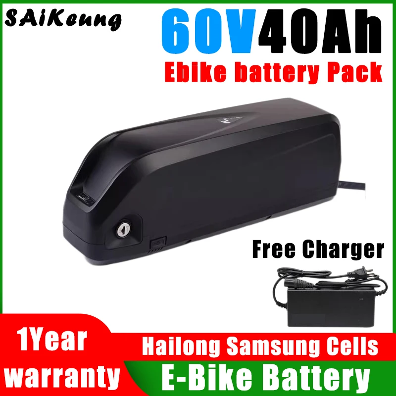 Hailong shell 60v40ah electric bike rechargeable battery 60V35ah 20Ah 24Ah 30ah 500w-2000w folding bicycle lithium battery pack
Hailong shell 60v40ah electric bike rechargeable battery 60V35ah 20Ah 24Ah 30ah 500w-2000w folding bicycle lithium battery pack