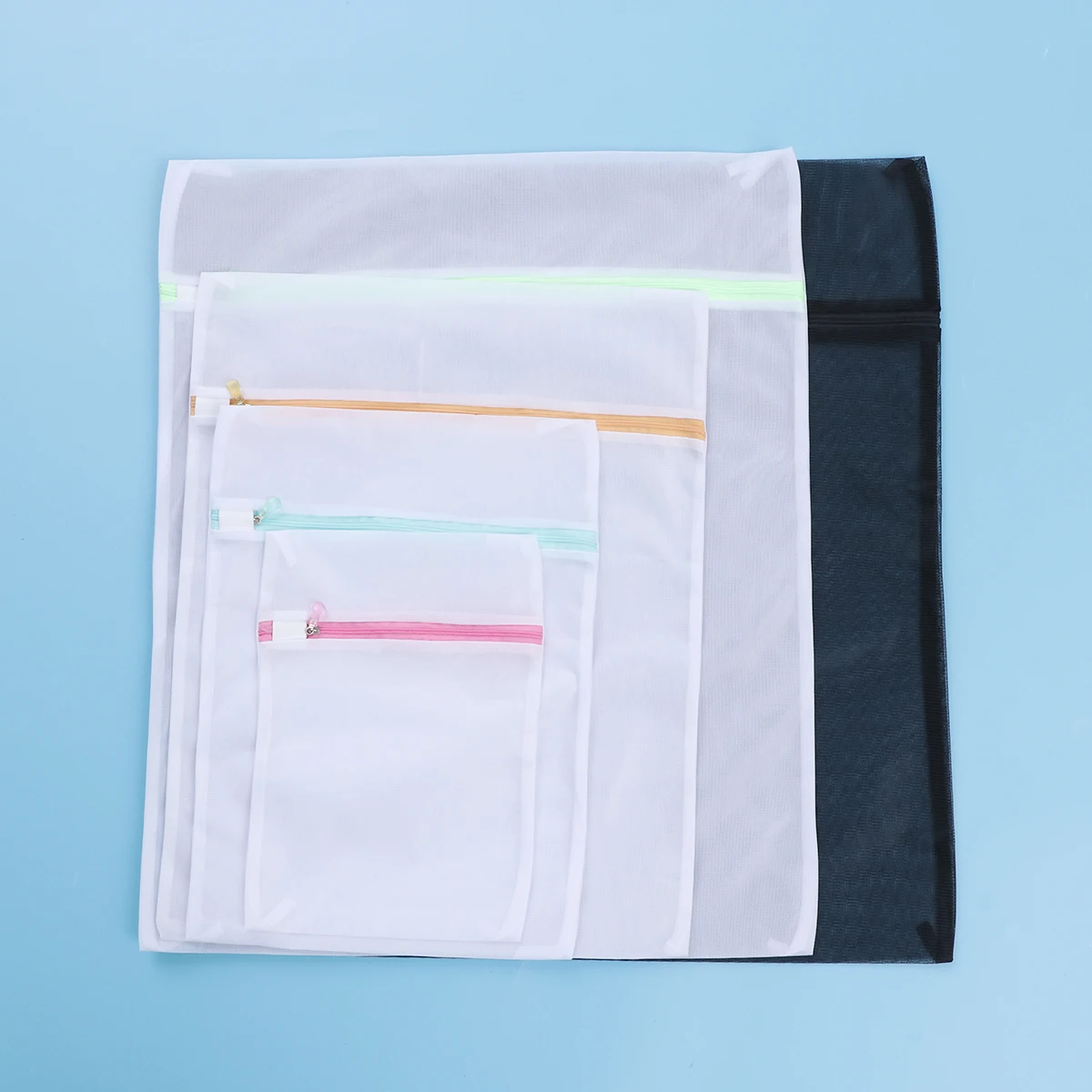 5 Pcs 59.5x59cm Polyester Mesh Laundry Bags Crystal Zipper Drawstring Clothes Holders Washing Machine Laundry Pouches Washing Ba
5 Pcs 59.5x59cm Polyester Mesh Laundry Bags Crystal Zipper Drawstring Clothes Holders Washing Machine Laundry Pouches Washing Ba