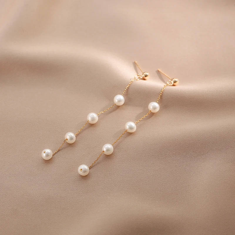 Lii Ji Real Pearl Tassels Long Earrings for Women Wedding Jewelry Gift Silver 14K Gold Filled
Lii Ji Real Pearl Tassels Long Earrings for Women Wedding Jewelry Gift Silver 14K Gold Filled
