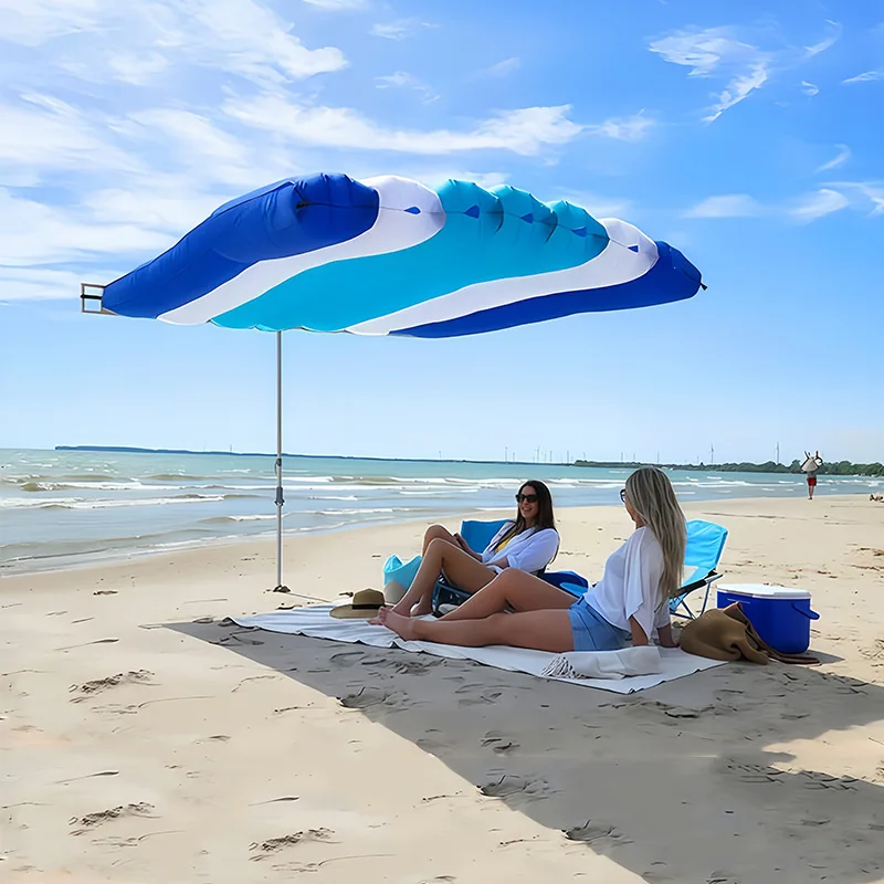 Customized Outdoor Wind-Powered Portable Sun Shelter Quick-Opening Nylon Beach Tent with Seaside Design Sun Protection Umbrella
Customized Outdoor Wind-Powered Portable Sun Shelter Quick-Opening Nylon Beach Tent with Seaside Design Sun Protection Umbrella