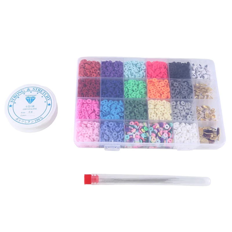 24-Grid Soft Pottery + Accessories 0.6 Wire + Needle Tube Soft Pottery Color Disc As Shown Bohemian Style Jewelry Accessories
24-Grid Soft Pottery + Accessories 0.6 Wire + Needle Tube Soft Pottery Color Disc As Shown Bohemian Style Jewelry Accessories