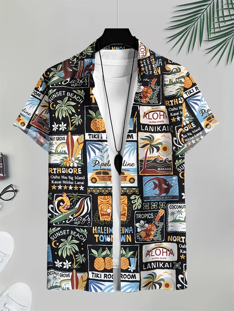 Corn Cob Print Hawaiian Men's Shirts Colorful Corn Graphic Button Down Short Sleeve Casual Beach Tops Y2k Clothes
Corn Cob Print Hawaiian Men's Shirts Colorful Corn Graphic Button Down Short Sleeve Casual Beach Tops Y2k Clothes