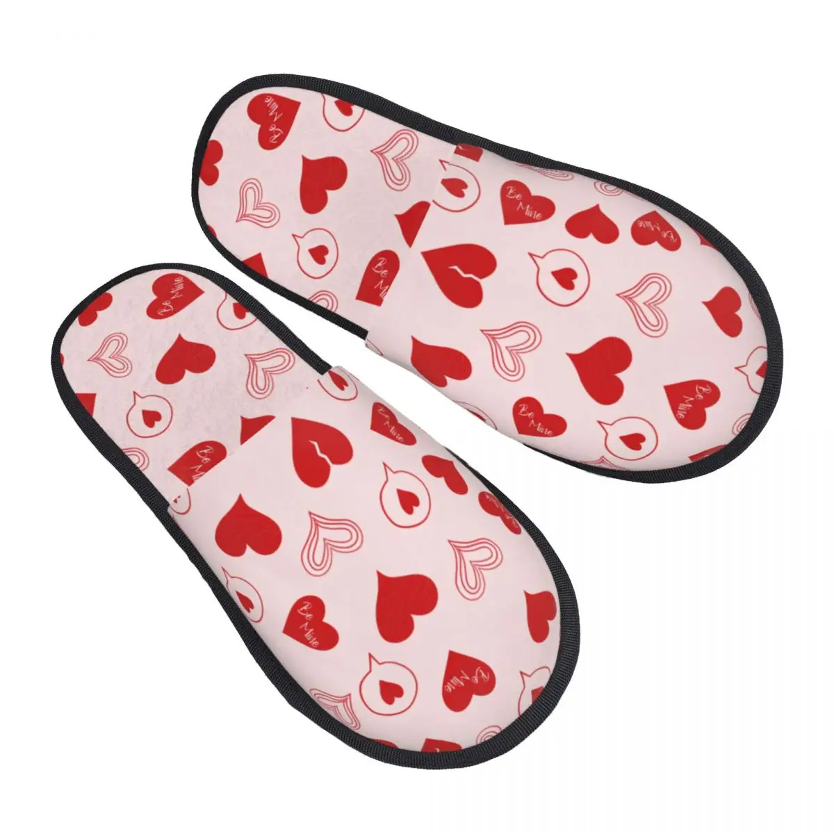 Custom Cute Valentines Day Hearts Pattern Memory Foam Slippers Women Soft Warm House Slippers
Custom Cute Valentines Day Hearts Pattern Memory Foam Slippers Women Soft Warm House Slippers